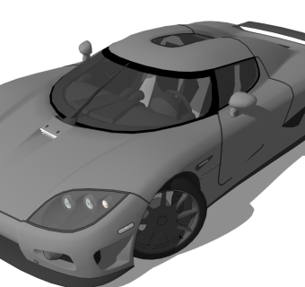 超精细汽车模型 柯尼塞格 Koenigsegg CCX